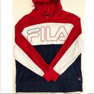 FILA velvet hoodie